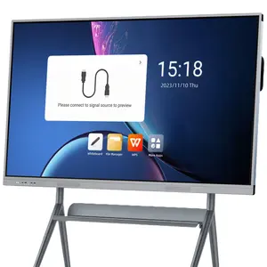 学校智能白板平板交互式10触摸屏点液晶显示器显示器55 65 86英寸触摸屏白板