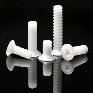 Tornillo de máquina de plástico aislado con cabeza avellanada cruzada de nailon PA66 M2 M3 M4 M5 M6 M8 - Product Image 5