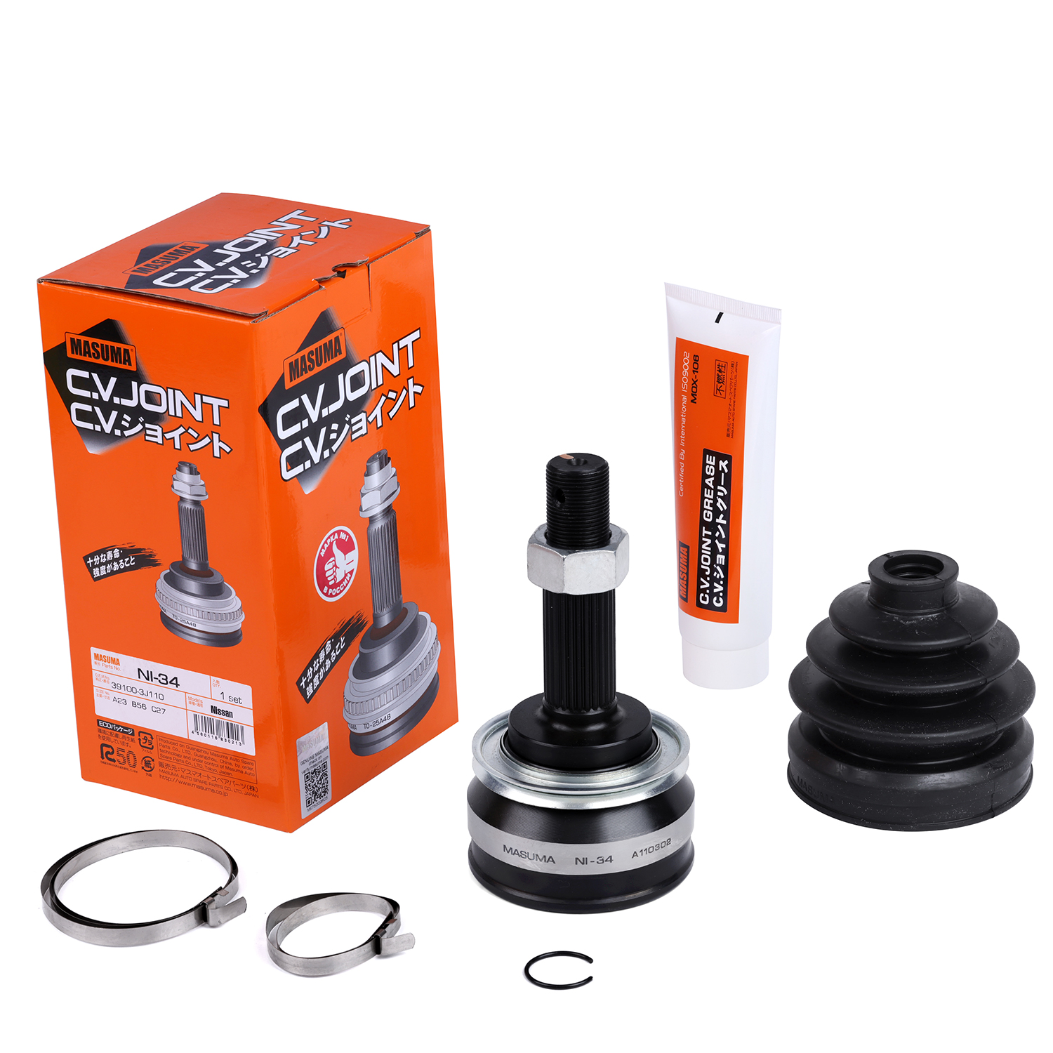 NI-34 MASUMA CV Joint for NISSAN BLUEBIRD QU14 - Durable Auto Parts