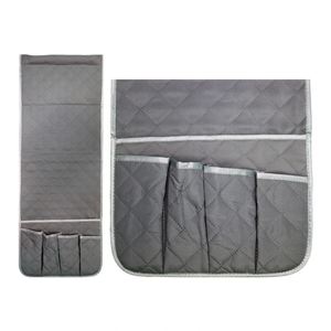 Sofa Handrail Pocket <b>Storage</b> Bag 5 Pockets Couch <b>Remote</b> <b>Control</b> Bracket Bedside <b>Storage</b> Rack Buggy Bag - Product Image 6