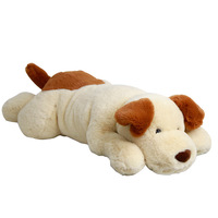 Boneka Anjing Besar Berbintik-bintik yang Dapat Direbahkan, Isi Kapas PP, Bantal Panjang untuk Dekorasi Kamar Anak dan Hadiah yang Nyaman