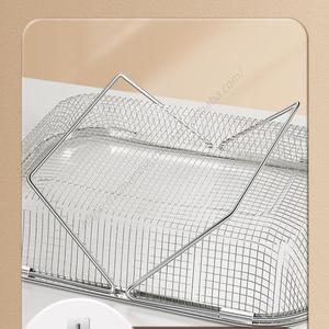 Escurridor de Cocina Retráctil y Ajustable de Acero Inoxidable de Grado Alimenticio Multiusos Syh245 al por Mayor - Product Image 5