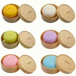 Nouveau jouet anti-stress populaire en forme de boulette de raviolis en peluche extensible, petit jouet anti-stress en forme de pain vapeur pour enfants et adultes - Product Image 6