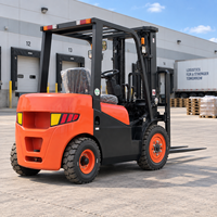 Chariot élévateur diesel compact de 2, 2,5, 3, 3,5 et 5 tonnes pour entrepôt, livraison gratuite