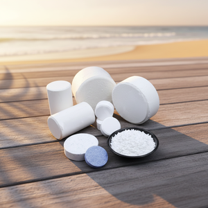 J02281 March EXPO Produits chimiques pour piscines 3 comprimés nettoyants avec entrepôts américains à l'étranger - Product Image 1