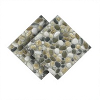 Carreaux de sol en céramique 300x300mm aspect galets pour balcon, jardin et maison - Prix pour chambre d'hôtel