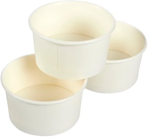 Bicchieri <span class=keywords><strong>di</strong></span> carta gelato con coperchi perfetti <span class=keywords><strong>per</strong></span> dolci e snack - Product Image 2