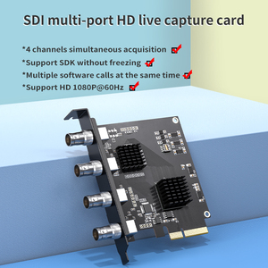 Carte de capture <span class=keywords><strong>Acasis</strong></span> 4 canaux PCIE Carte vidéo SDI 1080P 60FPS Carte de capture pour réunion de jeu Diffusion en direct - Product Image 4