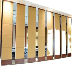 Acoustic tạm thời gấp phân vùng cửa có thể tháo rời có thể gập lại di chuyển phân vùng tường cho các trường học - Product Image 1