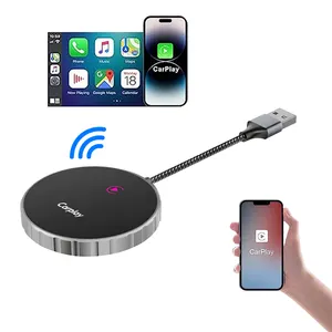 Boyi adaptor nirkabel mobil, adaptor nirkabel Bluetooth Wifi portabel, koneksi ganda, kabel ke Carplay nirkabel, mobil pintar, Android, Usb, Universal