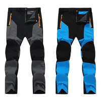 Vêtements de travail coupe-vent réfléchissants personnalisés de haute qualité pantalons cargo pour hommes pantalons de travail plats décontractés multi-poches grande taille