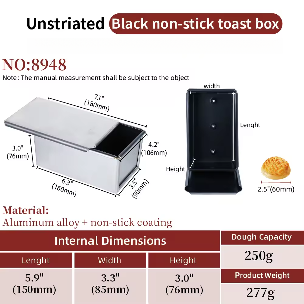 250g  -Nonstick Black