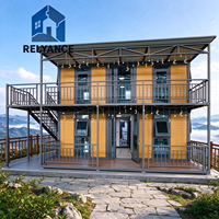 Villa de luxe préfabriquée extensible RELYANCE, conception personnalisée et économie d'énergie pour villa familiale et complexe de glamping