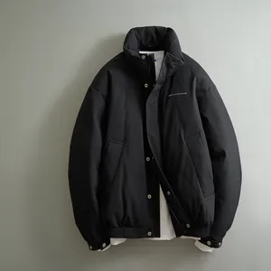 OEMカスタムデザイン新しいデザインソフトウォームコート新しい男性プラスサイズフグジャケット冬のファッションコート