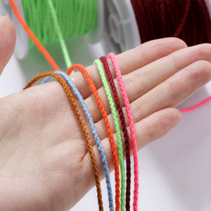 Cordon tressé en Nylon pour la fabrication de bijoux, fournitures artisanales, bobine multicolore de 10M, fil Non élastique résistant à l'usure - Product Image 3