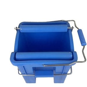 <span class=keywords><strong>Cubo</strong></span> de Plástico Resistente para Trapeador <span class=keywords><strong>con</strong></span> <span class=keywords><strong>Pedal</strong></span> y Escurridor - Product Image 5