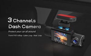 2 inch IPS màn hình Full HD 1080P Xe Dash máy ảnh cho 24 giờ bãi đậu xe màn hình - Product Image 2