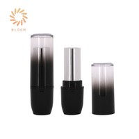 Envase Cosmético de Plástico en Forma de Bala con Serigrafía y Tapa de Rosca para Lápiz Labial, Tubo de 5 ml para Cuidado de la Piel