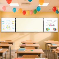 Tableau blanc pliable, tableau de projection en émail moyen, mat, anti-reflets pour salles de classe et salles de réunion
