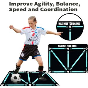 Sessiz futbol Footstep Footwork topları geliştirmek dayanıklı aracı ustalık Ideal uygulama çeviklik matkaplar futbol eğitimi paspaslar - Product Image 4