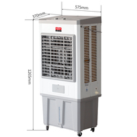 Ventilateurs de refroidissement d'air, vente chaude en usine, ventilateur à pales en plastique, 110V, garantie 1 an, prix bas