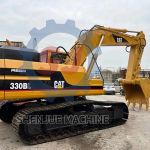 Excavatrice sur chenilles d'occasion importée du Japon, modèle Cat 330BL, 30 tonnes, avec heures de fonctionnement vérifiées, pour travaux de construction et travaux lourds. - Product Image 1