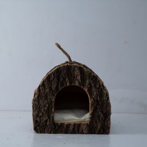 Comodo Letto Portatile per Gatti, Cuccia per Animali Domestici, Letto Confortevole per Amici Pelosi, Casa per Gatti in Rattan - Product Image 1