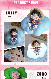 Autentico King of Sea Sweet Dream Night Light Blind Box Luffy Japan Glass Light Language Craft Wisdom Animation Handmade - Product Image 5