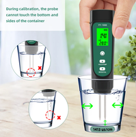 YY-1000 3 en 1 sol EC température mètre testeur d'humidité en pot jardinage agricole outil de mesure conductivité mètre