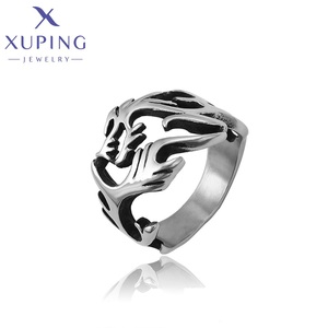 15809 <span class=keywords><strong>XUPING</strong></span> Jewelry Acero inoxidable Hip - Hop Series Precio especial Liquidación Venta Anillo Hombres Joyería de moda - Product Image 1