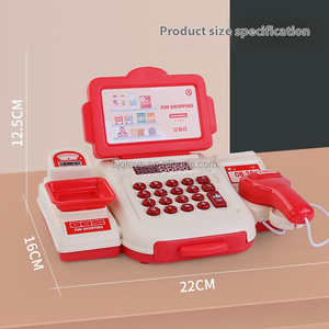 BJQ BJQ-189 OEM Mini <span class=keywords><strong>Caja</strong></span> Registradora de Juguete de Plástico Unisex, Educativa, de Simulación de Supermercado, en <span class=keywords><strong>Caja</strong></span> de Color, para Edades de 0 a 7 Años - Product Image 6