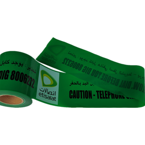 ฮัวอันสีแดงเทปเตือนอันตรายสำหรับ T019เทปกาว PE 3แผ่นกั้นมีกาวไม่ติดสัญลักษณ์เตือนอันตราย - Product Image 6