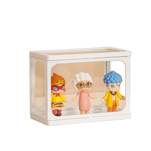 High Quality Acrylic Plastic Bin & OEM China Wholesale Stackable Big Transparent Storage With Lid Blind Box