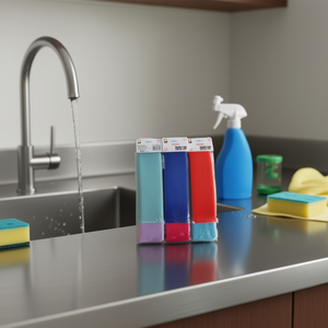 MNJ Cleaning Cloths 12Pcs Microfiber Multi Color For Household Use - Product Image 1