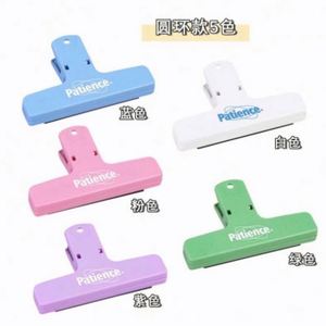 Custom Durable Magnetic Memo Clamp Student Book with Logo Wholesale Promotional Gift Colored <b>Plastic</b> Hand Account Bill - Product Image 5