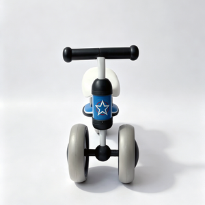 YILIEN LS-B01 Vélo d'équilibre pour enfants, couleur bleue, mini trotteur pour bébé, <span class=keywords><strong>10</strong></span>-36 <span class=keywords><strong>mois</strong></span>, vélo à pousser pour tout-petits avec poignée/roues en EVA souple - Product Image 6