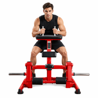 3013 Appareil de musculation pour flexions aux genoux - Construction en acier allié durable, caractéristiques de sécurité, équipement de salle de sport commercial