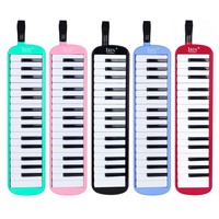 IRIN Melodica 32 Keys Beginner's Instrument Children Students Portable Keyboard-Wind Instrument ABS Material Soft Packaging