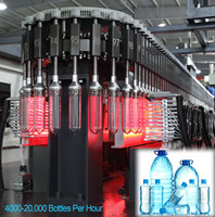 Machines rotatives de soufflage de bouteilles en plastique PET 5L entièrement automatiques
