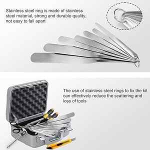 ชุดเครื่องมือฉาบปูนวานเซิง 7 ชิ้น ทำจากสแตนเลส พร้อมเกรียงฉาบปูนใบแบนขนาด 10 นิ้ว - Product Image 3