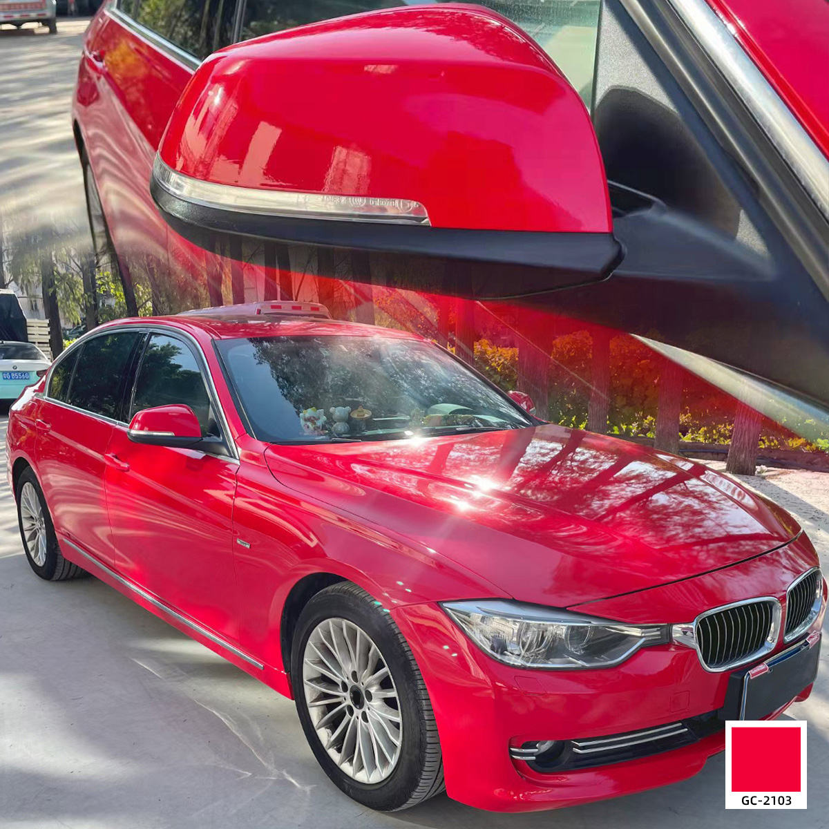 Carmine cristalino brillante