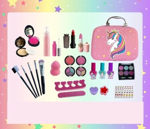 Kit <span class=keywords><strong>de</strong></span> maquillaje lavable para niños, <span class=keywords><strong>juegos</strong></span> <span class=keywords><strong>de</strong></span> maquillaje <span class=keywords><strong>de</strong></span> princesa para niñas pequeñas, juego <span class=keywords><strong>de</strong></span> simulación y preescolar, los mejores juguetes para niños - Product Image 2