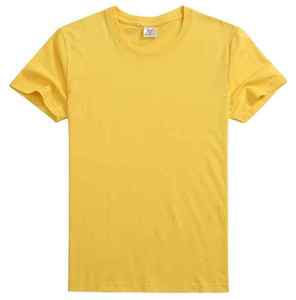 เสื้อยืดผ้าโพลีเอสเตอร์ผ้า45% สีพื้นผ้าคอตตอนสี55% ทรงหลวมพิมพ์ลายออกแบบได้ตามต้องการ - Product Image 6