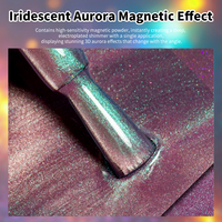 Menghe Supplier OEM 15ml Série Cateye Vernis à ongles gel UV sans HEMA ni TPO, effet velours, aurore, magnétique, œil de chat
