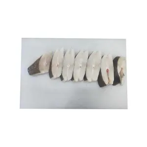 スキンレスのインドネシアグリーンランドオヒョウの切り身の皮