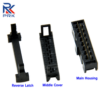 Soket IDC Tipe Butterfly Clip Pitch 2.54mm untuk Terminasi Kabel Flat Ribbon, Pemasangan PCB Bebas Solder