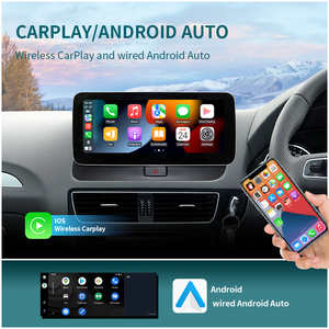 Autoradio Android KLYDE 10,25 pouces pour <span class=keywords><strong>Audi</strong></span> Q5, <span class=keywords><strong>CarPlay</strong></span> sans fil automatique, GPS Navi, lecteur multimédia de voiture, stéréo - Product Image 4