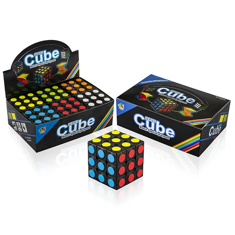 Gioco di plastica di puzzle 3d mente controllata logica iq giocattoli educativi cubo magico per i bambini