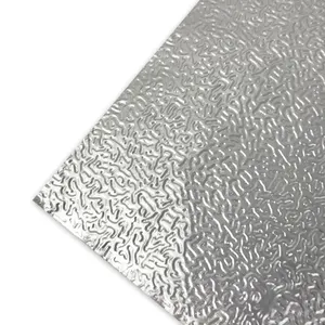 Stucco-rollo de lámina de aluminio para aislamiento, en relieve y recubierto de pe