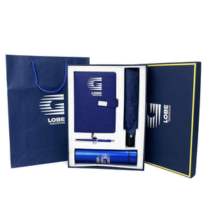 Set de Regalo Personalizado con Cuaderno, Bolígrafo, Botella de Agua, Bolsa con Cordón, Ventiladores, Pantuflas, Cargadores de Cable, Linterna Eléctrica USB, Recuerdo - Product Image 6